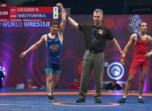 Armen Harutyunyan has victory over Azeri opponent and wins bronze medal