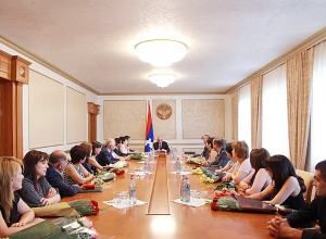 В резиденции президента Арцаха состоялась церемония награждения