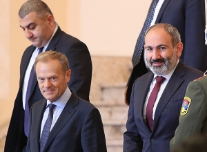 Пресс-конференция Никола Пашиняна и Дональда Туска: ПРЯМОЙ ЭФИР