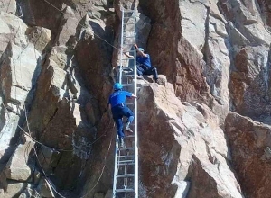 Камнепад на автомобильной дороге Вайк-Джермук