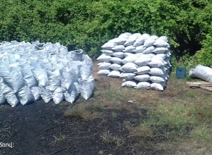 Ոստիկանները Տավուշում հայտնաբերել են փայտածուխի արտադրամասեր՝ ապօրինի փայտանյութով