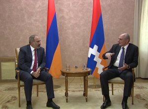 Ստեփանակերտում տեղի է ունեցել Հայաստանի վարչապետի և Արցախի նախագահի հանդիպումը