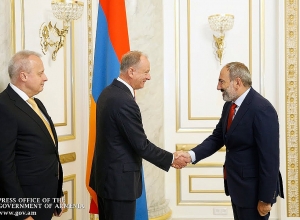 Նիկոլ Փաշինյանն ընդունել է Նիկոլայ Պատրուշևին