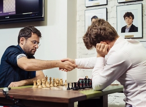 Aronian against Mamedyarov, Carlsen, and Vachier-Lagrave