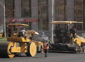 Քաղաքի օրվան ընդառաջ Գյումրիում ընթանում են փողոցաշինական աշխատանքներ