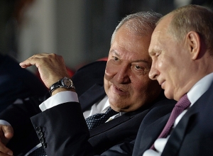 Президент РФ Владимир Путин направил поздравительное послание президенту Саркисяну