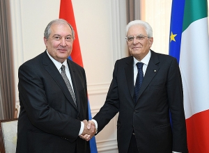 Мои теплые пожелания: президент Италии направил поздравительное послание президенту Армену Саркисяну