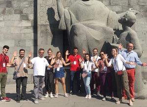 WCIT համաշխարհային նվագախմբի երաժիշտները այցելել են Մատենադարան