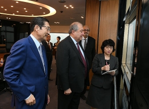 Президент Саркисян посетил известную японскую Asahi Group