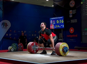 Ծանրորդ Սամվել Գասպարյանը՝ Եվրոպայի Մ-23 չեմպիոն