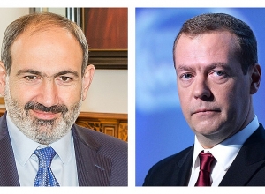 Nikol Pashinyan holds telephone conversation with Dmitry Medvedev