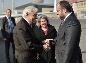 В Армению прибыл президент Греции Прокопиос Павлопулос