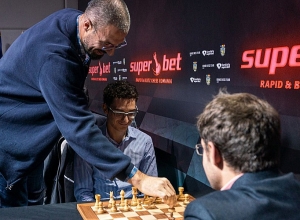 Grand Chess Tour: Левон Аронян в начале одержал победу над Фабиано Каруаной