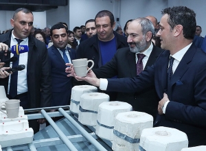 В Армении открывается завод керамической посуды: фотографии