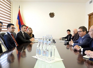 Рустам Бадасян принял делегацию ВСС Италии