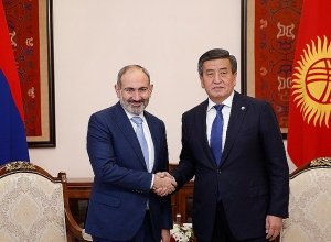 Никол Пашинян и Сооронбай Жээнбеков обсудили перспективы армяно-кыргызского экономического развития