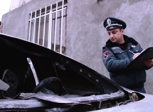 Ոստիկանները հայտնաբերել են Աբովյանում «Տոյոտա» մակնիշի մեքենան հրկիզողին