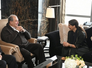 Արմեն Սարգսյանը հանդիպել է ԱՄԷ սննդի անվտանգության պետնախարարի հետ
