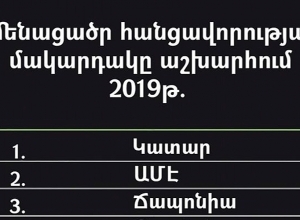 «Հայաստանը հանցավորության ցածր մակարդակով զբաղեցնում է աշխարհում 7-րդ հորիզոնականը»