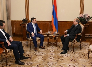 President Armen Sarkissian hosts world-renowned violinist Maxim Vengerov