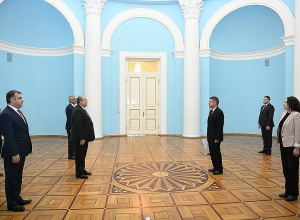 Նախագահ Արմեն Սարգսյանին հավատարմագրերն է հանձնել Հայաստանում Հունաստանի նորանշանակ դեսպանը