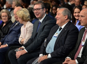 Армен Саркисян принял участие в открытии Всемирного экономического форума в Давосе