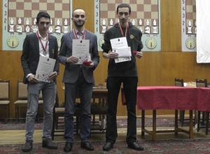 Chess players get their medals and awards