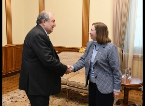 Նախագահ Արմեն Սարգսյանը հանդիպել է Հայաստանում ԱՄՆ դեսպան Լին Թրեյսիի հետ