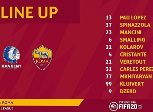 Ուղիղ. «Գենտ» - «Ռոմա». Մխիթարյանը հայտավորվել է մեկնարկային կազմում