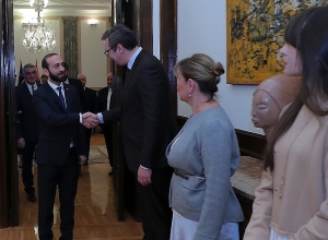 Арарат Мирзоян встретился с президентом Сербии