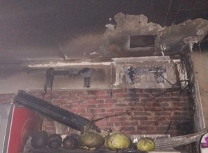 Пожар в супермаркете «Саят-Нова»