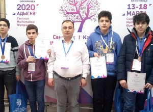 Armenian school team wins 4 medals at Caucasus 5th Math Olympiad