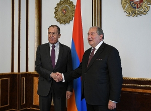 Армен Саркисян поздравил Сергея Лаврова с 70-летним юбилеем