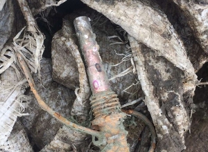 Возле управления военной полиции был обнаружен взрыватель гранаты