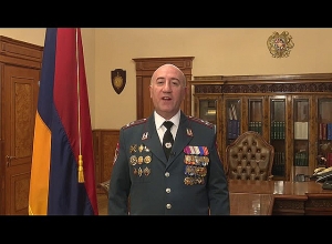 ՀՀ ոստիկանության պետ Արման Սարգսյանի շնորհավորական ուղերձը Ոստիկանության օրվա առթիվ