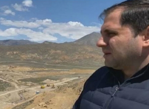 Сурен Папикян ознакомился с ходом работ по строительство водохранилища в Веди