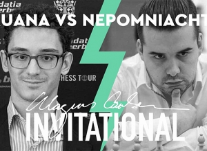 Прямой эфир: Фабиано Каруана  - Ян Непомнящий: поединок по виртуальным шахматам