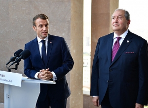 Письмо Эммануэля Макрона Армену Саркисяну