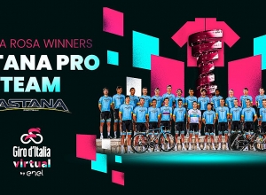 Ղազախական «Աստանան»՝ «Ջիրո դ’Իտալիայի» վիրտուալ հեծանվավազքի հաղթող