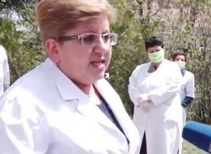 Врачи Мараликской больницы провели акцию протеста