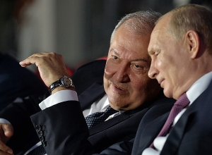 President of Russia Vladimir Putin congratulates Armenian President Armen Sarkissian on occasion of his birthday