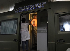 Призывники в обязательном порядке проходят флюорографическое обследование легких