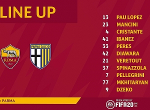 Ուղիղ. «Ռոմա» - «Պարմա». Հենրիխ Մխիթարյանը հայտավորվել է մեկնարկային կազմում