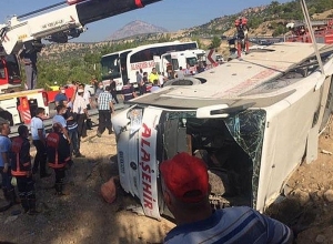 Թուրքիայում զինծառայողներ տեղափոխող ավտոբուս է վթարվել․ կան զոհեր