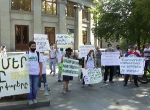 Ամուլսարի պաշտպանները հասան Երևան. ակցիա Երևանի կենտրոնում. ՈՒՂԻՂ