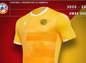 ՀՖՖ-ն ներկայացնում է Հայաստանի ազգային հավաքականի նոր՝ արտագնա ծիրանագույն մարզաշապիկը