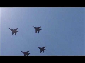 Авиашоу в небе Еревана