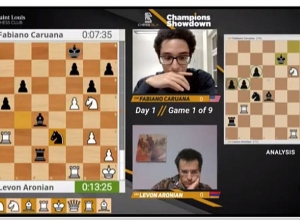 Լևոն Արոնյանը ոչ-ոքիներով մեկնարկեց շախմատի առցանց խոշոր մրցաշարը