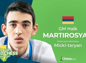 Հայկ Մ. Մարտիրոսյանը հաղթեց իրանցի շախմատիստին և մտավ կիսաեզրափակիչ