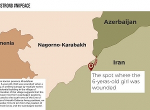 Снаряд упал на жилой дом